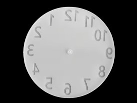 Molde silicona reloj pared grande 